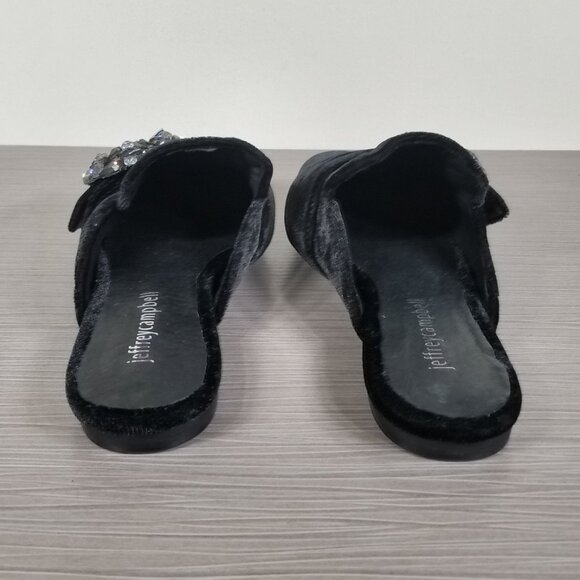 Jeffrey Campbell Ravis Slip-On Mule, Black Velvet, Womens Size 6 M - Picture 5 of 13